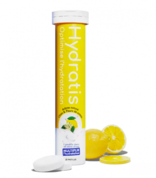 HYDRATIS - Pastilles d'hydratation Citron Fleur De Sureau - 20 pastilles