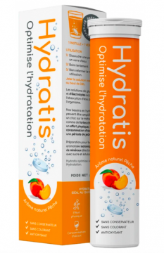 HYDRATIS -  Pastilles d'hydratation p&ecirc;che 20 pastilles