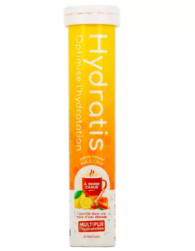 HYDRATIS - Pastilles d'hydratation Miel Citron &agrave; boire chaud 20 pastilles