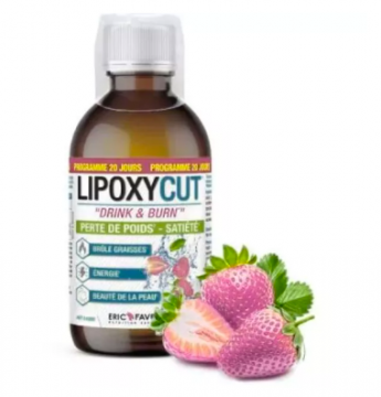 ERIC FAVRE - LIPOXYCUT perte de poids sati&eacute;t&eacute; saveur fraise 500ml