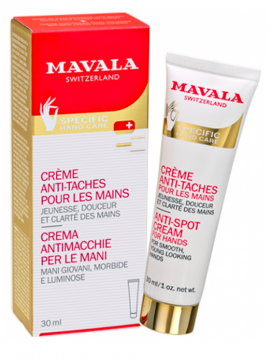 MAVALA - Cr&egrave;me anti-taches pour les mains 30ml