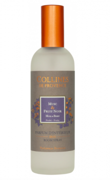 COLLINES DE PROVENCE - Parfum d'intérieur Musc et Fruit Noir 100ml