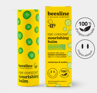 BEESLINE - Contour des yeux - Baume nourrissant miel et concombre en stick 4,5g