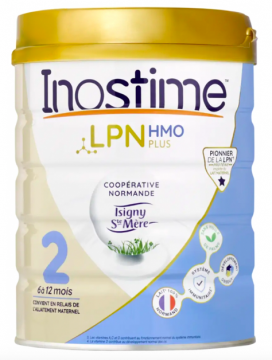INOSTIME - LPN HMO plus 2&egrave;me &acirc;ge de 6 &agrave; 12 mois 800g