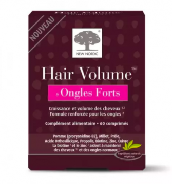 NEW NORDIC -  Hair Volume Ongles Forts  60 comprim&eacute;s
