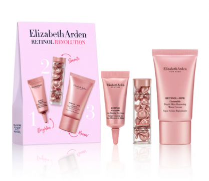 ElIZABETH ARDEN - Coffret Trio Retinol R&eacute;novateur, Ceramide Aqua-Cr&egrave;me R&eacute;g&eacute;n&eacute;rante, Capsules et Contour des Yeux R&eacute;tinol + HPR  4