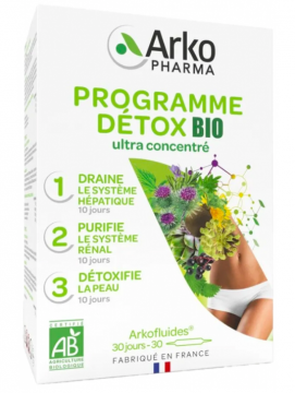 ARKOFLUIDES - Arkofluides programme d&eacute;tox bio x30 ampoules
