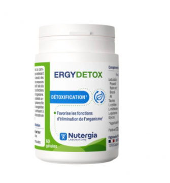 NUTERGIA - Ergydetox 60 g&eacute;lules