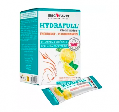 ERIC FAVRE - Hydrafull - Electrolytes Endurance Performances citron 15 sticks