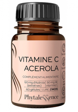 PHYTALESSENCE - Vitamine C Acérola 60 gélules 2 mois