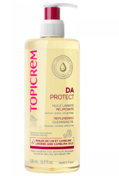 TOPICREM - Da Protect - Huile Lavante Relipidante peaux sensibles tr&egrave;s s&egrave;ches et atopiques 500ml