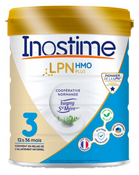 INOSTIME - LPN HMO plus 3&egrave;me &acirc;ge de 12 &agrave; 36 mois 800 g