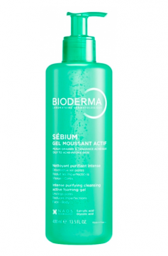 BIODERMA - SEBIUM - Gel moussant actif 400 ml
