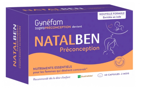 GYNEFAM - NATALBEN - Préconception 60 capsules