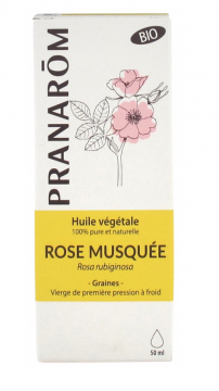 PRANAROM - Huile V&eacute;g&eacute;tale Rose Musqu&eacute;e Bio 50 ml