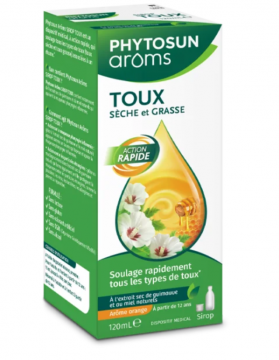 PHYTOSUN - Sirop Toux S&egrave;che et Grasse Adulte 120ml