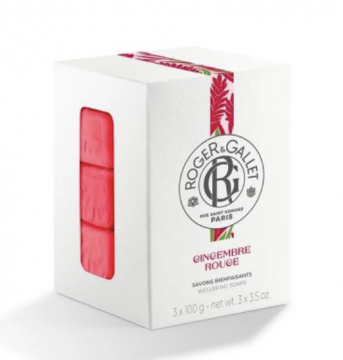 ROGER & GALLET - Gingembre Rouge Savon Parfum&eacute; 3X 100g