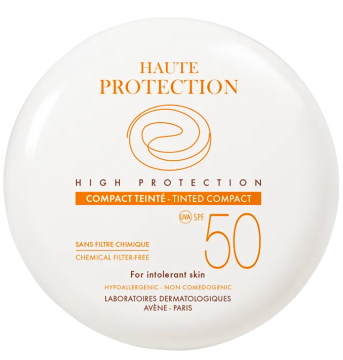 AVENE - SOLAIRE Haute Protection Compact Teint&eacute; SPF50 10 g - Teinte : Sable