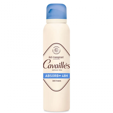 CAVAILL&Egrave;S - D&eacute;odorant Spray Anti-Transpirant Anti-Traces Absorb+ 48H 150ml