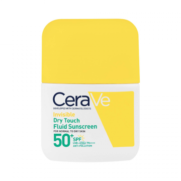 CERAVE - Cr&egrave;me solaire fluide invisible &agrave; toucher sec SPF 50+