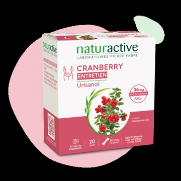 NATURACTIVE - Cranberry Entretien Urisanol 20 sticks