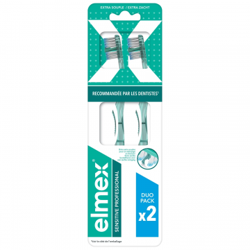 ELMEX Sensitive Professional - Brosse &agrave; dents Extra Souple Dents Sensibles x2