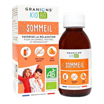 GRANIONS KID BIO - Sommeil go&ucirc;t abricot 125ml