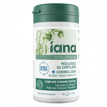 IANA - Articulations - R&eacute;silience du Cartilage & Sommeil Sain 60 comprim&eacute;s