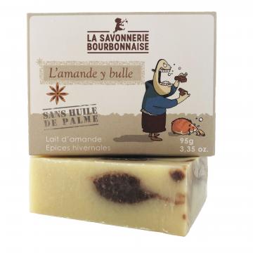 LA SAVONNERIE BOURDONSAISE - AMANDE Y BULLE - Savon 100g