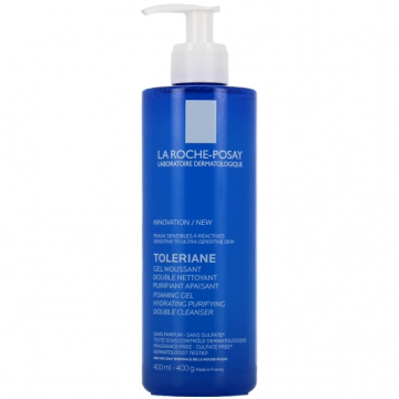 LA ROCHE POSAY - TOL&Eacute;RIANE - Gel Moussant Double Nettoyant Purifiant Apaisant 400ml