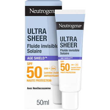 NEUTROGENA - Ultra Sheer - Fluide Solaire Invisible Anti-&Acirc;ge SPF50 50ml