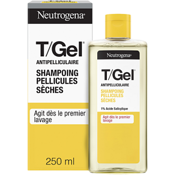 NEUTROGENA - T/Gel Antipelliculaire - Shampoing Pellicules s&egrave;ches 250ml