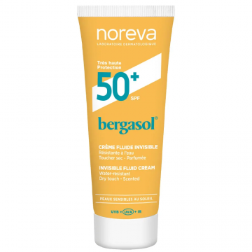 NOREVA - BERGASOL - Cr&egrave;me Fluide Invisible SPF50+ 50ml