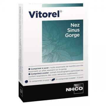 NHCO - Vitorel - Nez Sinus Gorge 2 x 15 comprim&eacute;s