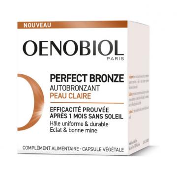 OENOBIOL - Perfect Bronze - Autobronzant Peau Claire 30 capsules v&eacute;g&eacute;tales