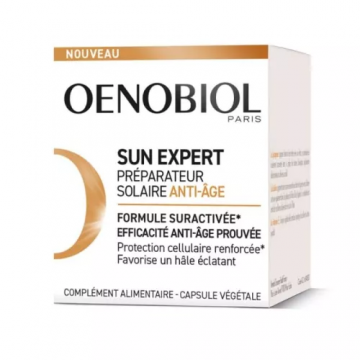 OENOBIOL - Sun Expert - Pr&eacute;parateur Solaire Anti-&acirc;ge 30 capsules