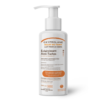 OXYPROLANE - &Eacute;clat du Teint lait pour le corps &eacute;claircissant anti-taches 500ml