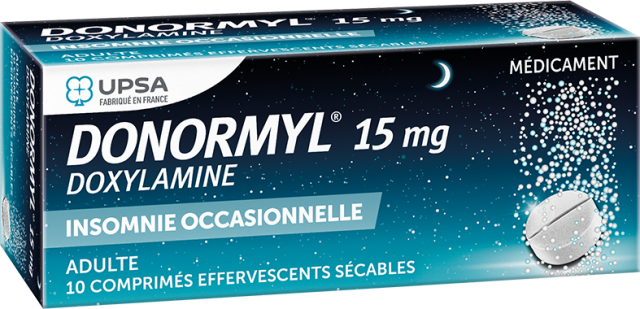 UPSA - Donormyl 15mg 10 comprimés effervescents