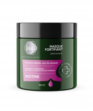 PHARMASCIENCE - Masque Fortifiant &agrave; la Biotine 500ml