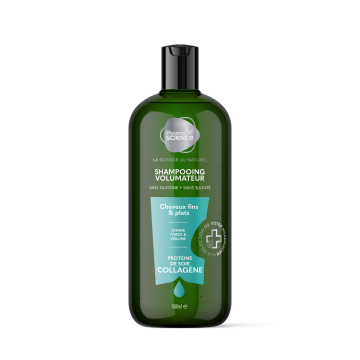 PHARMASCIENCE - Shampoing Volumateur - Prot&eacute;ine de soie Collag&egrave;ne 500ml