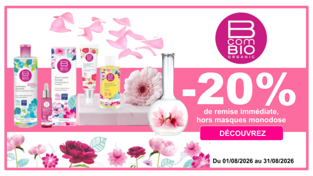 BCOMBIO -20% de remise immédiate, hors masques monodose