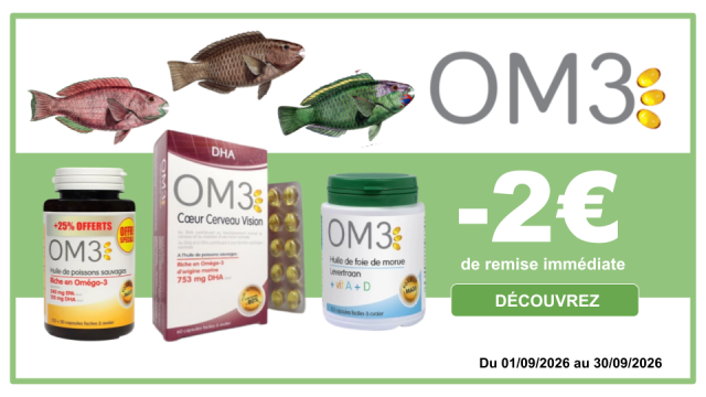 OM3 -2€ de remise immédiate