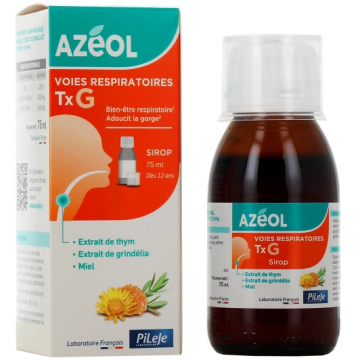 PILEJE - Az&eacute;ol - Sirop Voies Respiratoires 75ml d&egrave;s 12 ans