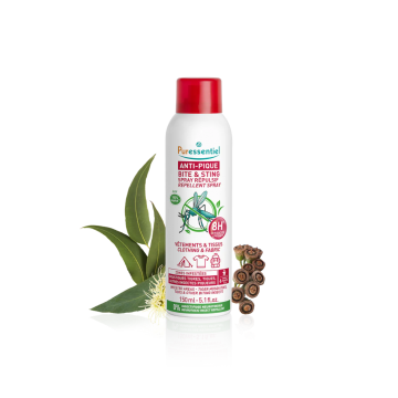 PURESSENTIEL - Anti-Pique - Spray V&ecirc;tements & Tissus 150ml