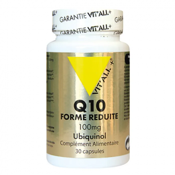VIT'ALL+ - Q10 Forme R&eacute;duite 100mg Ubiquinol 30 capsules