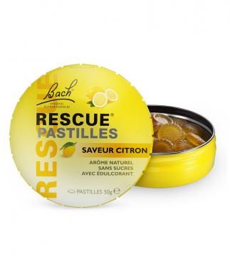 FLEURS DE BACH - RESCUE - Pastilles citron 50g