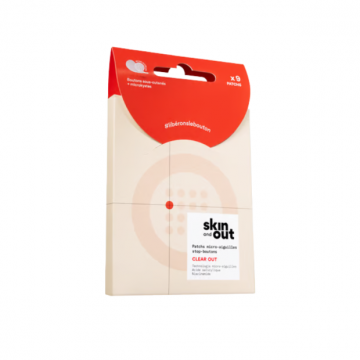 SKIN and OUT - Clear Out - Patchs micro-aiguilles stop-boutons x 9