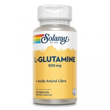 SOLARAY - L-Glutamine 500mg 50 capsules végétales