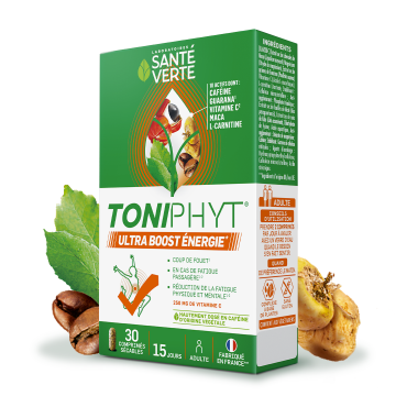 SANTE VERTE - TONIPHYT ULTRA BOOST ENERGIE 30 comprim&eacute;s