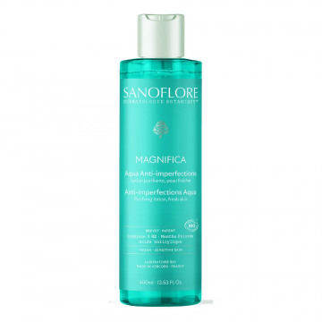 SANOFLORE - Magnifica Aqua - Lotion visage purifiante anti-imperfections certifi&eacute;e Bio 400ml